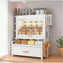 Organizador de Bancada com Portas de 3 Níveis